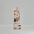 Agate Tower with Natural Quartz/Chalcedony Geodes #115