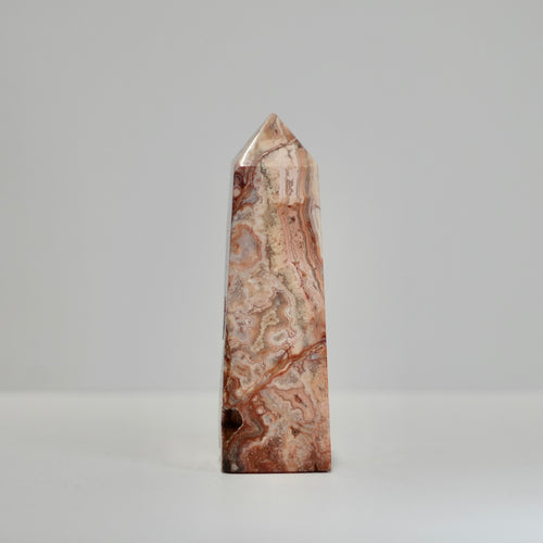 Agate Tower with Natural Quartz/Chalcedony Geodes #116