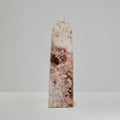 Agate Tower with Natural Quartz/Chalcedony Geodes #118