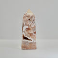 Agate Tower with Natural Quartz/Chalcedony Geodes #120