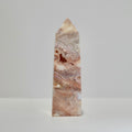 Agate Tower with Natural Quartz/Chalcedony Geodes #121