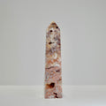 Agate Tower with Natural Quartz/Chalcedony Geodes #122